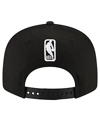 Men's New Era Black Phoenix Suns Official Team Color 9FIFTY Snapback Hat