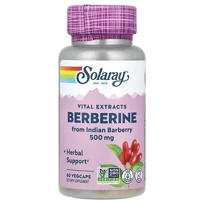 Solaray Vital Extracts Berberine 500 mg - 60 VegCaps