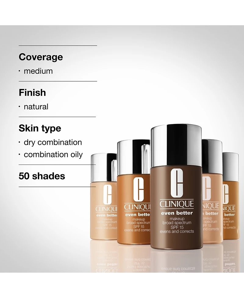 Clinique Even Better Makeup Broad Spectrum Spf 15 Foundation, 1 fl. oz.