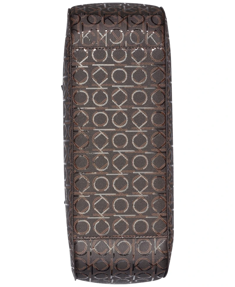 Calvin Klein Audrey Signature Medium Tote Bag