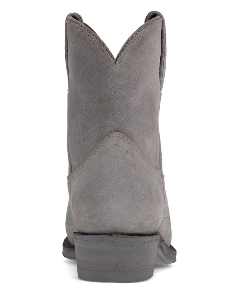 Frye Women's Billy Short Western Leather Booties - Blue Ash
