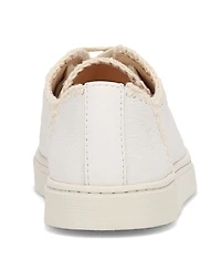 Frye Women's Ivy Crochet Low Lace Up Leather Sneakers