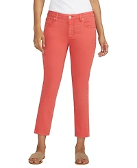 Jag Women's Cassie Mid Rise Cropped Pants