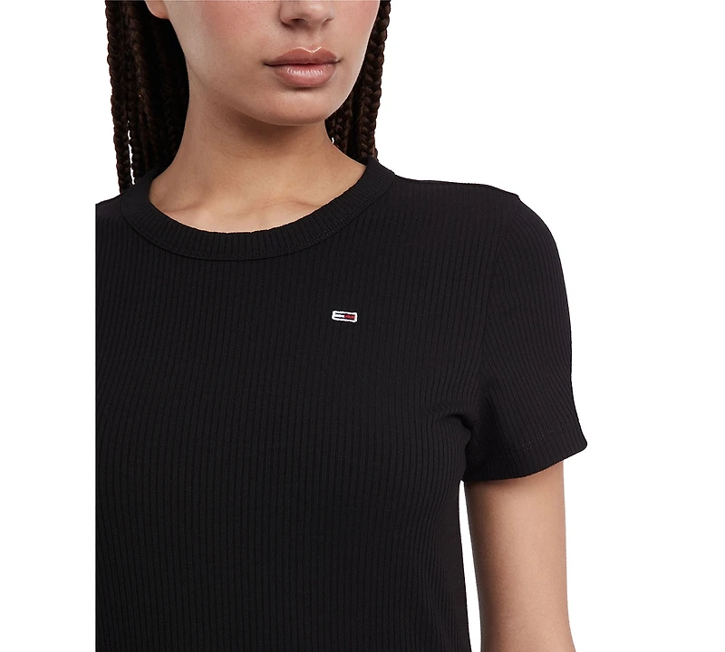 Tommy Jeans Women's Ribbed Bodycon Midi Dress