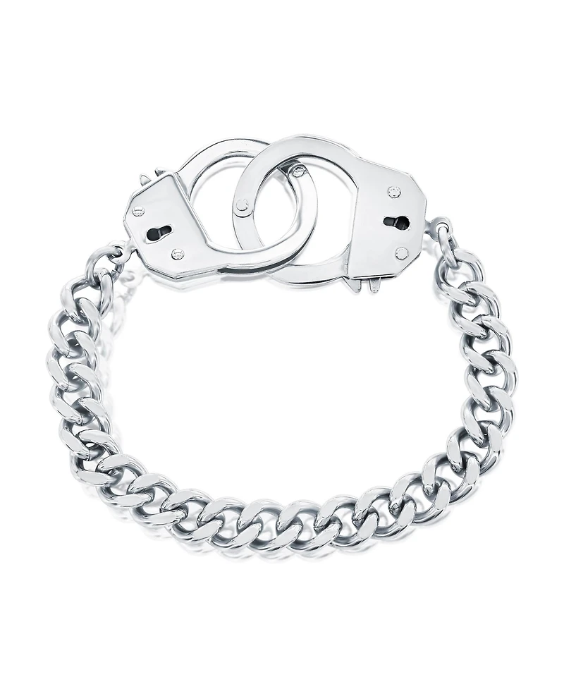 Metallo Stainless Steel, Handcuff Lock Bracelet