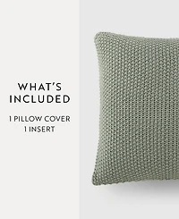 ienjoy Home Stitch Knit Decorative Pillow, 20" x