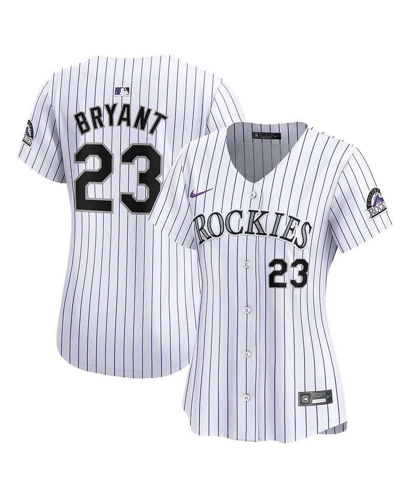 Women's Nike Kris Bryant White Colorado Rockies Home Limited Player Jersey