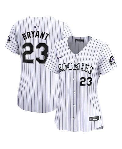 Women's Nike Kris Bryant White Colorado Rockies Home Limited Player Jersey