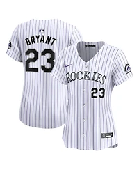 Women's Nike Kris Bryant White Colorado Rockies Home Limited Player Jersey