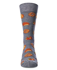 MeMoi Men's Tasty Cookies Novelty Crew Socks