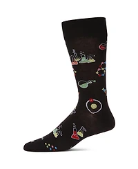 MeMoi Men's Cool Science Geek Novelty Crew Socks