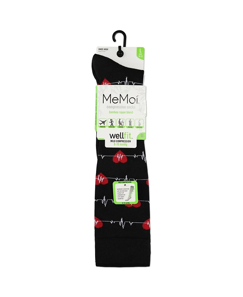 MeMoi Men's Medical 8-15 mmHg Graduated Compression Socks