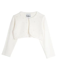 Rare Editions Toddler & Little Girls Imitation-Pearl Cardigan