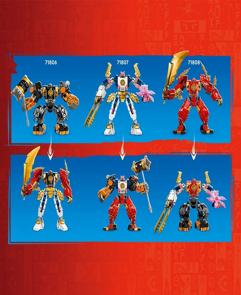 Lego Ninjago Cole's Elemental Earth Mech Ninja Toy 71806, 235 Pieces