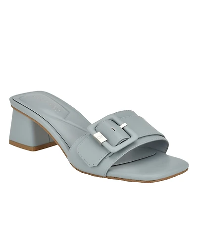 Calvin Klein Women's Ariella Block Heel Slide Sandals