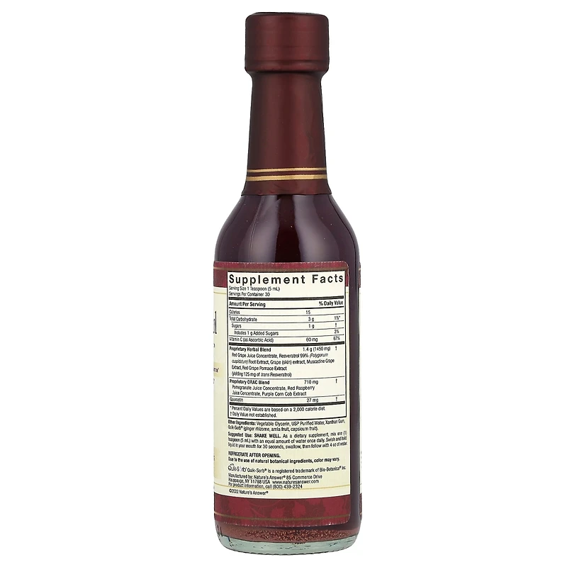Nature's Answer Resveratrol Reserve - 5 fl oz (150 ml)