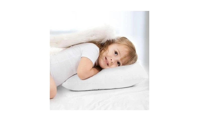 Continental Bedding Soft Toddler Pillow 550 Fill Power 100% Down Fill 13x18 Inch