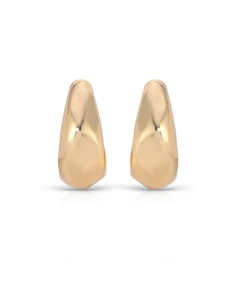 Ettika True Golden 18K Gold-Plated Hoop Earrings
