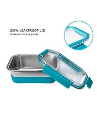 Fenger Stainless Steel Leak Resistant Container with Ms Lid and Silicone Sleeve