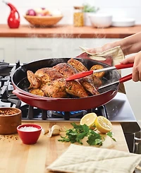 Rachael Ray Nitro Cast Iron 14" Skillet with Side Handles