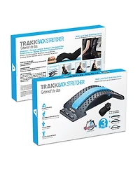 Trakk Back Stretching Device, Back Massager for Bed & Chair & Car, Multi-Level Lumbar Support Stretcher Spinal, Lower and Upper Muscle Pain Relief