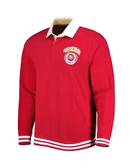 Men's Tommy Hilfiger Scarlet San Francisco 49ers Cody Long Sleeve Polo Shirt