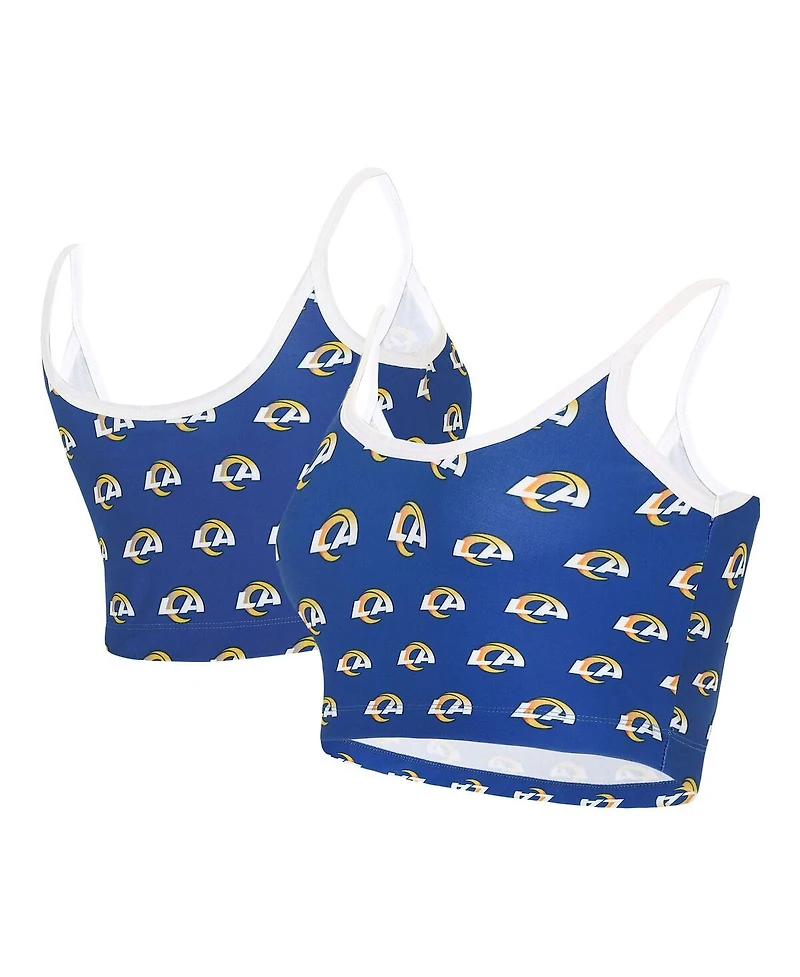Women's Concepts Sport Royal Los Angeles Rams Gauge Lounge Bralette