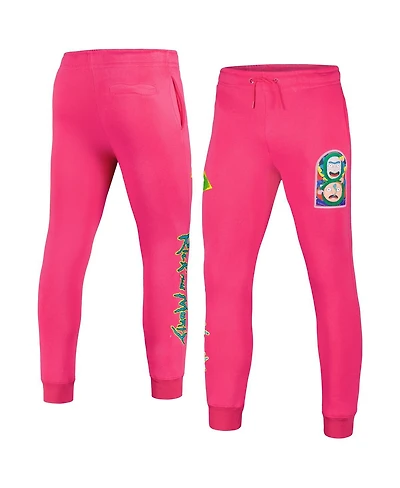 Men's Freeze Max Pink Rick And Morty Fleece Jogger Pants