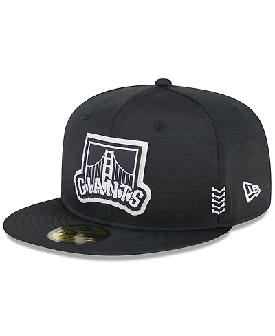 Men's New Era Black San Francisco Giants 2024 Clubhouse 59FIFTY Fitted Hat