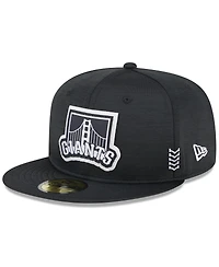 Men's New Era Black San Francisco Giants 2024 Clubhouse 59FIFTY Fitted Hat
