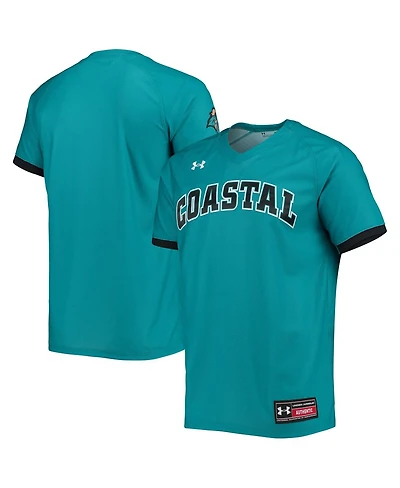 Men's Under Armour Teal Coastal Carolina Chanticleers Replica Baseball Jersey