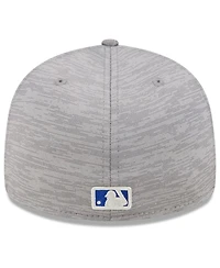 Men's New Era Gray Toronto Blue Jays 2024 Clubhouse Low Profile 59FIFTY Fitted Hat