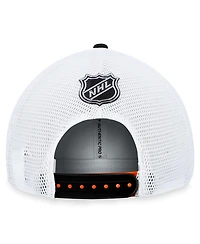 Men's Fanatics Orange Philadelphia Flyers Authentic Pro Rink Trucker Adjustable Hat