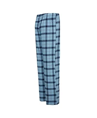 Women's Concepts Sport Light Blue, Navy Tennessee Titans Arctic T-Shirt and Flannel Pants Sleep Set