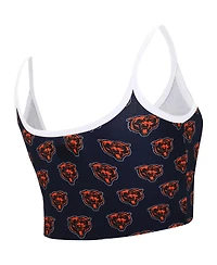 Women's Concepts Sport Navy Chicago Bears Gauge Lounge Bralette