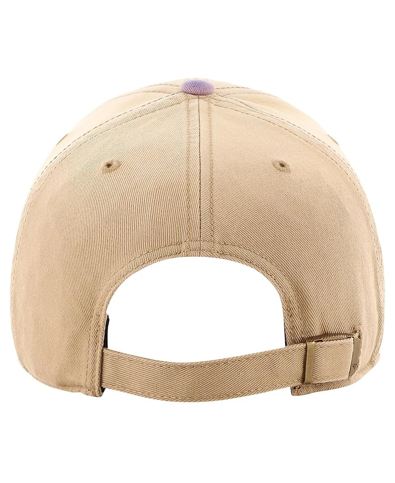 Men's '47 Brand Khaki, Royal Distressed Buffalo Sabres Dusted Sedgwick Mvp Adjustable Hat