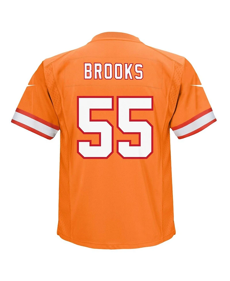 Little Boys and Girls Nike Derrick Brooks Orange Tampa Bay Buccaneers Retired Player Game Jersey