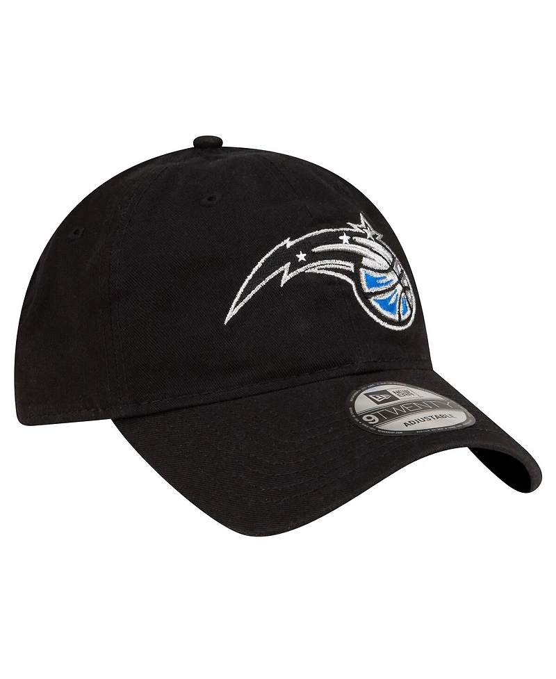 Men's New Era Black Orlando Magic Team 2.0 9TWENTY Adjustable Hat