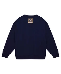 Women's Mitchell & Ness Navy Houston Astros Cooperstown Collection Logo Pullover Sweatshirt