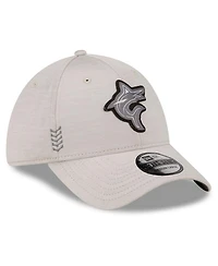 Men's New Era Cream Miami Marlins 2024 Clubhouse 39THIRTY Flex Fit Hat