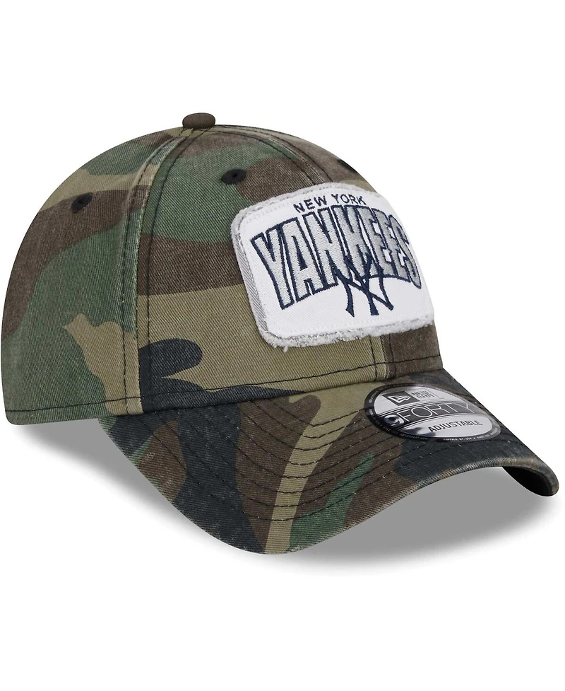 Men's New Era Camo New York Yankees Gameday 9FORTY Adjustable Hat