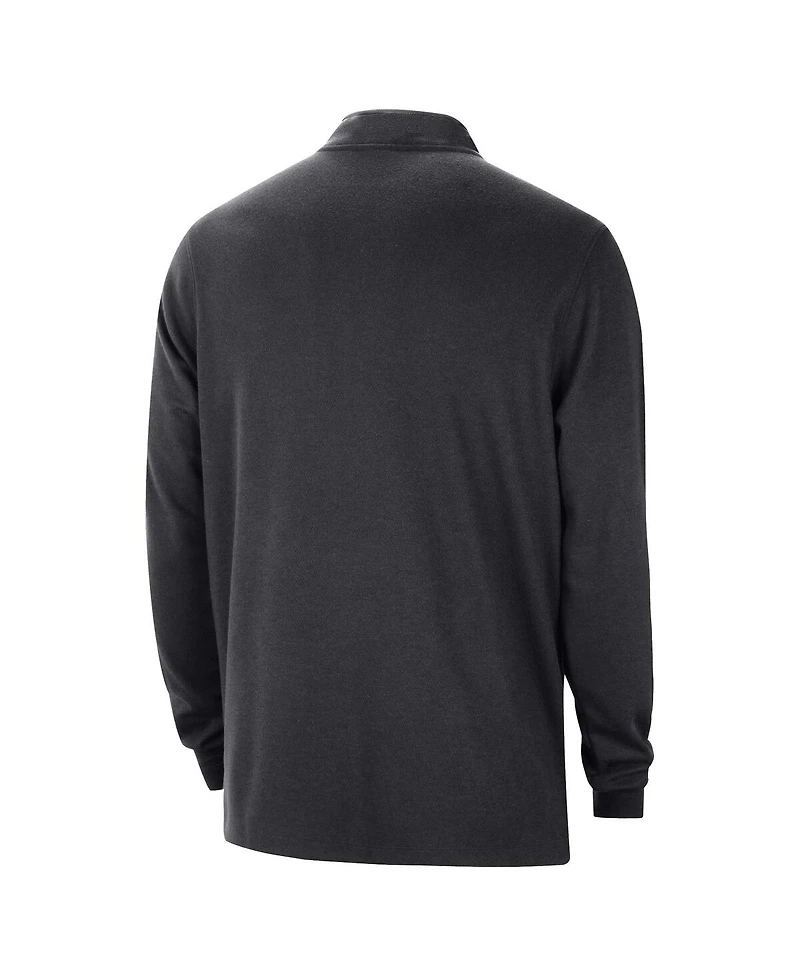 Men's Nike Black Phoenix Suns Authentic Performance Half-Zip Jacket