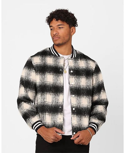 Xxiii Men's Kolab Checkered Jacket