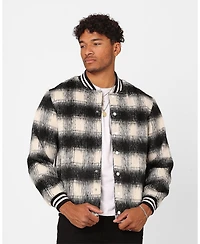 Xxiii Men's Kolab Checkered Jacket