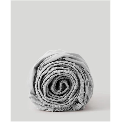 Organic Cotton Cool-Air Percale Fitted Sheet - Queen