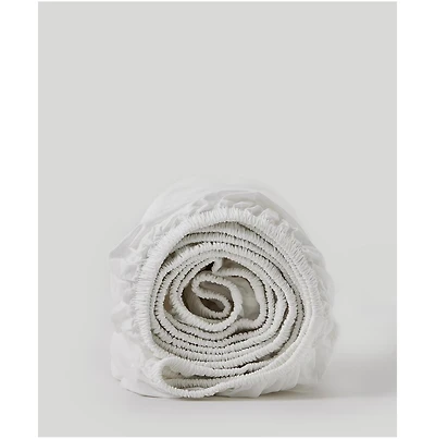 Organic Cotton Cool-Air Percale Fitted Sheet - Queen