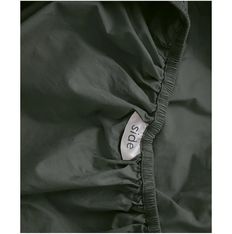 Organic Cotton Cool-Air Percale Fitted Sheet - California King