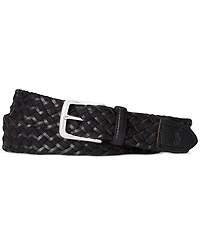 Polo Ralph Lauren Men's Braided Leather & Cotton Belt