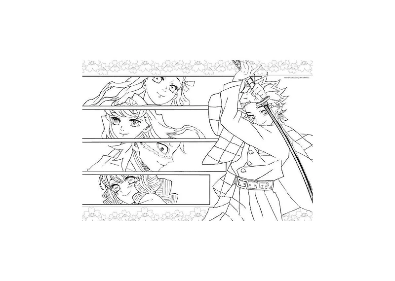 Demon Slayer- Kimetsu No Yaiba- The Official Coloring Book by Koyoharu Gotouge Created By