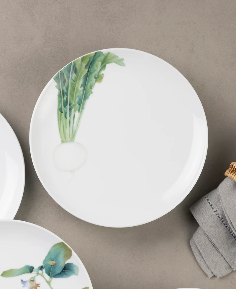 Noritake Kyoka Shunsai Assorted Salad Plates 9.5" Set/6